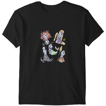Discover Disney Olaf Presents Classic Costume Sketches T-Shirts