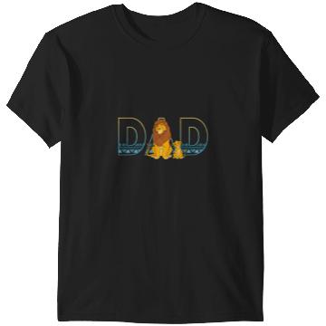 Discover Disney The Lion King Simba And Mufasa Dad T-Shirts