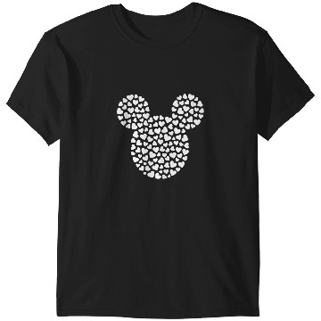 Discover disney mickey mouse icon filled with hearts T-Shirts
