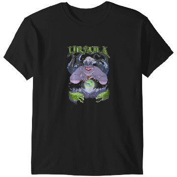 Discover Disney The Little Mermaid Ursula Cauldron Dark Portrait T-Shirts