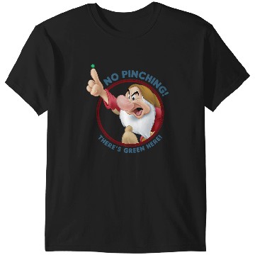 Discover Disney Snow White St. Patrick's Day Grumpy No Pinching! T-Shirts