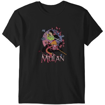 Discover Disney Mulan Warrior Stance Sunset T-Shirts