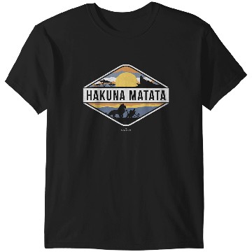 Discover Disneyss Lion King Hakuna Matata Sunset Graphic T-Shirts