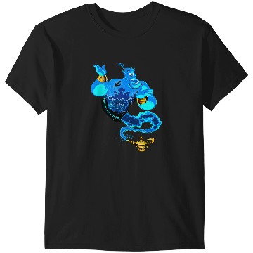 Discover Disney Aladdin Genie Portrait Agrabah Fill Tank Top T-Shirts