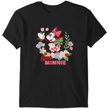 Discover Disney Love Minnie Mouse Botanical Garden Flowers Spring T-Shirts