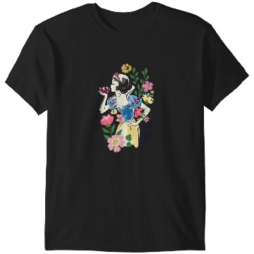 Discover Disneyss Princess Snow White Just One Bite Floral T-Shirts