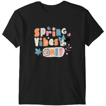 Discover Disney Minnie Mouse Spring Vibes Only Springtime T-Shirts