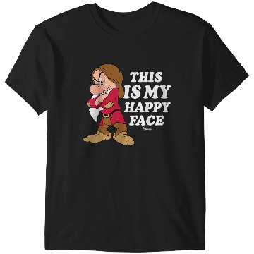 Discover Disneyss Princess Snow White Grumpy Happy Faces T-Shirts