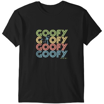 Discover Disney Goofy Retro Name Stack T-Shirts