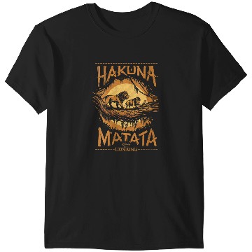 Discover Disneyss The Lion King Live Action Hakuna Matata Sunset Poster T-Shirts