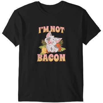 Discover Disneyss Moana 2 Pua I'm Not Bacon Tropical Panel T-Shirts