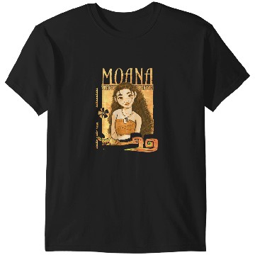Discover disney moana orange wave portrait graphic sweat T-Shirts