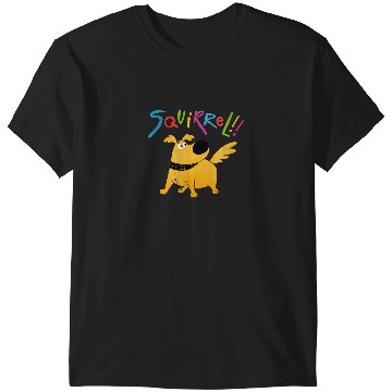 Discover Disney Pixar UP Dug Squirrel Pose T-Shirts