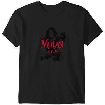 Discover Disney Mulan Live Action Mulan Action Pose Logo Red T-Shirts