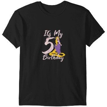 Discover Disney Tangled Rapunzel Its My Fifth Birthday T-Shirts