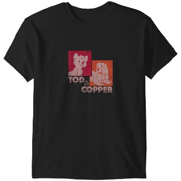 Discover Disney The Fox and the Hound Tod Copper Retro T-Shirts