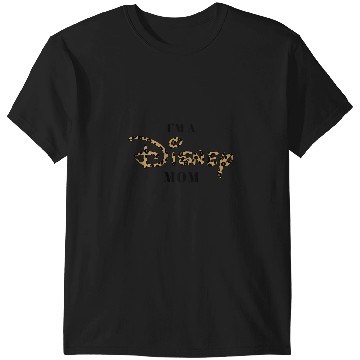 Discover disney im a disney mom cheetah text long sleeve T-Shirts