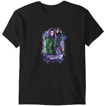 Discover Disney Descendants 3 Mal and Evie Wicked Friends T-Shirts
