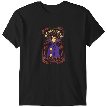 Discover Disney Villains Maleficent All Wicked All The Time Tarot V-Neck T-Shirts