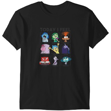 Discover Disney Pixar Inside Out 2 Today I Feel... Emotions Panels T-Shirts