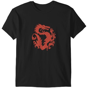 Discover Disney Mulan Red Dragon Emblem Graphic T-Shirts