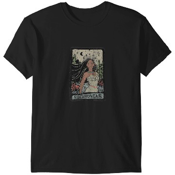 Discover Disney Pocahontas Vintagess Portrait Style Graphic T-Shirts