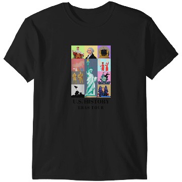 Discover US History Eras Tour T-Shirts