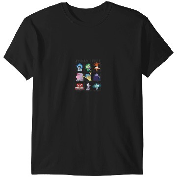 Discover Disneyss Pixars Inside Out 2 Today I Feel Emotions Panels T-Shirts