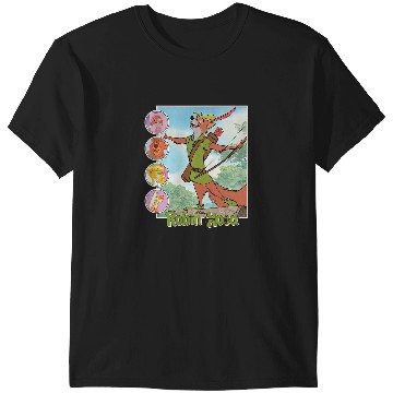 Discover Disneys robin hood Disneys film T-Shirts