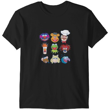 Discover Disney The Muppets Classic Characters Group Shot Logo T-Shirts