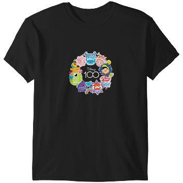 Discover Disney 100 Pixar Happy Faces Sticker Circle D100 T-Shirts