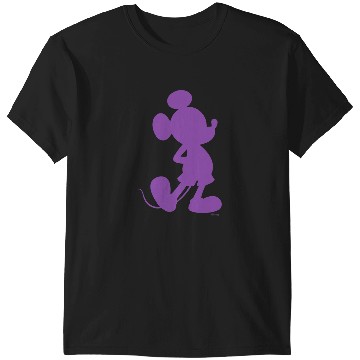 Discover Disney Mickey Mouse Pride Classic Pose Purple Icon Fill T-Shirts
