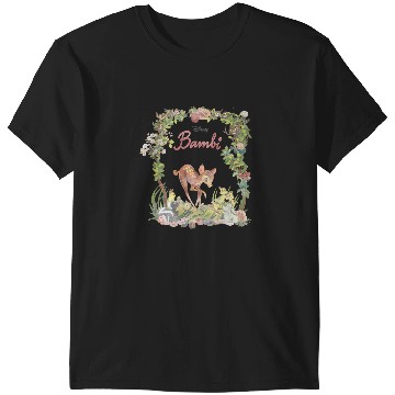 Discover Disney Bambi Floral Portrait T-Shirts