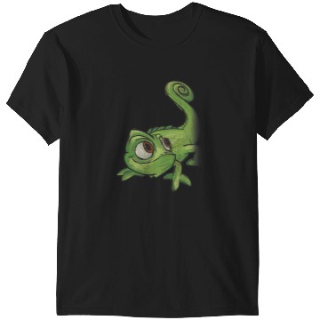 Discover Kids Disney Tangled Pascal Adorable Chameleon Color Sketch Icon T-Shirts