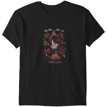 Discover Disney Hercules Titan Map T-Shirts