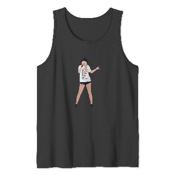 Discover taylorr swiftt Eras Tour Red Outfit Tank Tops