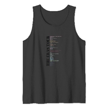 Discover eras tour UPDATED SETLIST Active Tank Tops