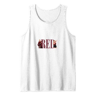 Discover Taylora Swift Red eras tour art Tank Tops