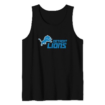 Discover Detroit Lions Logo Tank Tops