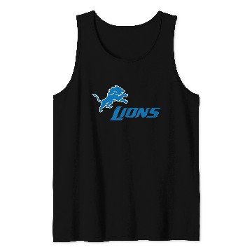 Discover Detroit Lions Logo Tank Tops