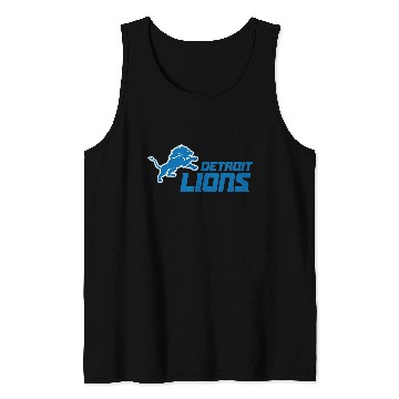 Discover Detroit Lions Logo Tank Tops