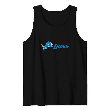 Discover Detroit Lions Logo Tank Tops