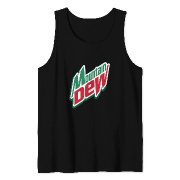 Discover Mountain Dews Logo Tank Tops