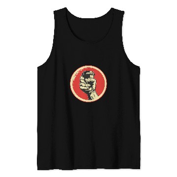 Discover Resist Fist Coffee Cup Coffee Worker Union 1 Tank Tops