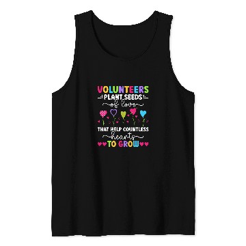Discover Volunteer Appreciation Voluntary Worker Volunteering 6 Tank Tops