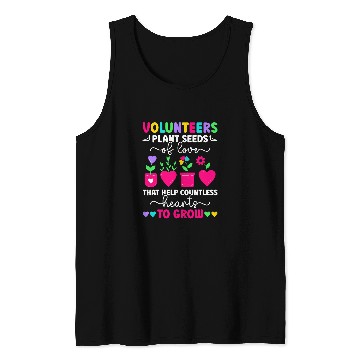 Discover Volunteer Appreciation Voluntary Worker Volunteering 5 Tank Tops