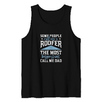 Discover Roofer handyman carpenter construction worker building 5 Tank Tops