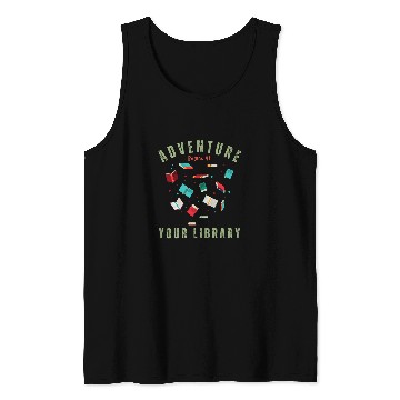 Discover Adventure Begins At Your Library Summer Reading Program 2024 4 Tank Tops