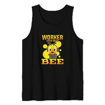 Discover Worker From homes Bee Honeycomb Insect Flowers Computer IT Tank Tops