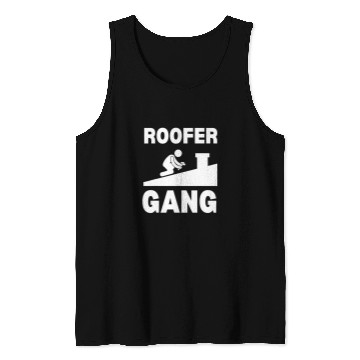 Discover Roofer Roofing Contractor Construction Worker 4 Tank Tops